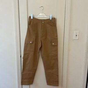 Avec Les Filles Cargo Pants Size XS/S Tan